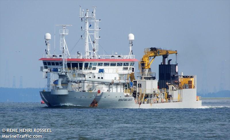 sebastiano caboto (Hopper Dredger) - IMO 9505364, MMSI 253336000, Call Sign LXIO under the flag of Luxembourg