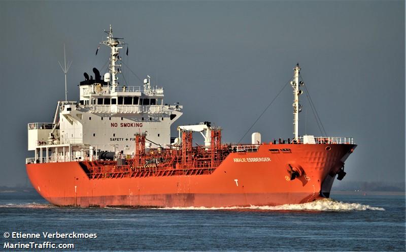 amalie essberger (Chemical/Oil Products Tanker) - IMO 9314777, MMSI 255805370, Call Sign CQLV under the flag of Madeira