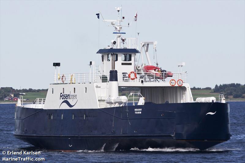 nidaros (Passenger/Ro-Ro Cargo Ship) - IMO 6912530, MMSI 257340400, Call Sign LFFL under the flag of Norway