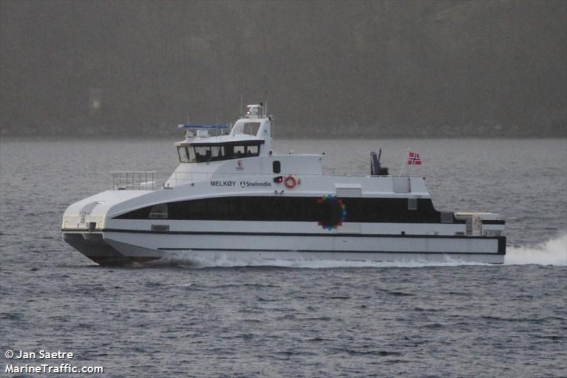 melkoey (Passenger Ship) - IMO 9751729, MMSI 258346000, Call Sign LCEB under the flag of Norway