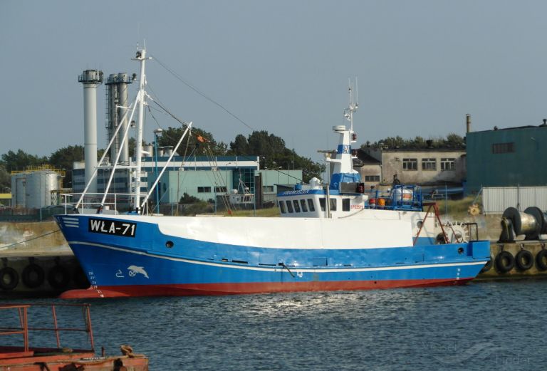 wla 71 (Fishing vessel) - IMO , MMSI 261009030, Call Sign SPG2573 under the flag of Poland