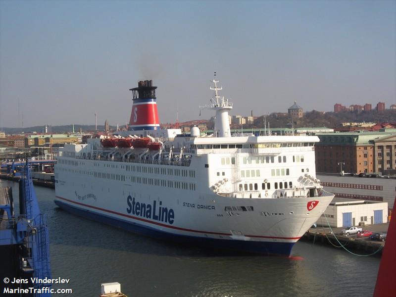 stena danica (Passenger/Ro-Ro Cargo Ship) - IMO 7907245, MMSI 265177000, Call Sign SKFH under the flag of Sweden