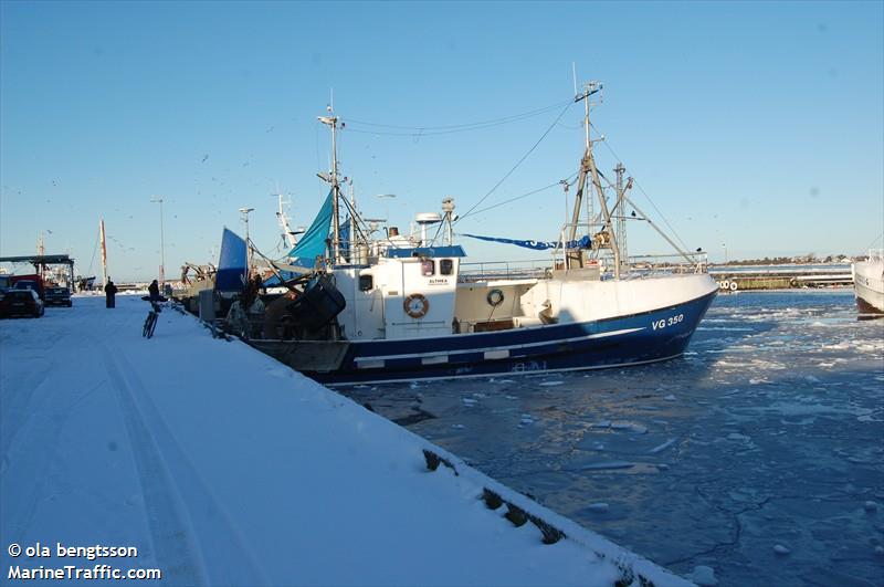althea (Fishing vessel) - IMO , MMSI 266186000, Call Sign SLID under the flag of Sweden