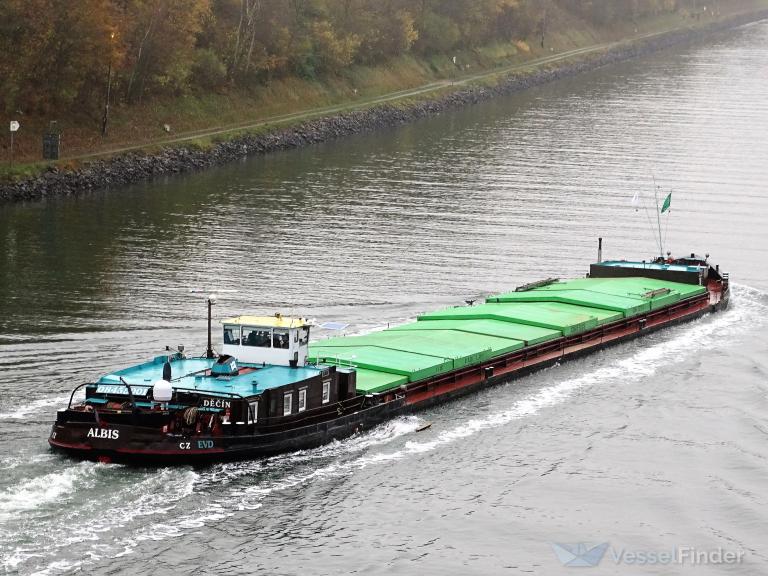 albis (Cargo ship) - IMO , MMSI 270259000, Call Sign OL6418 under the flag of Czech Rep