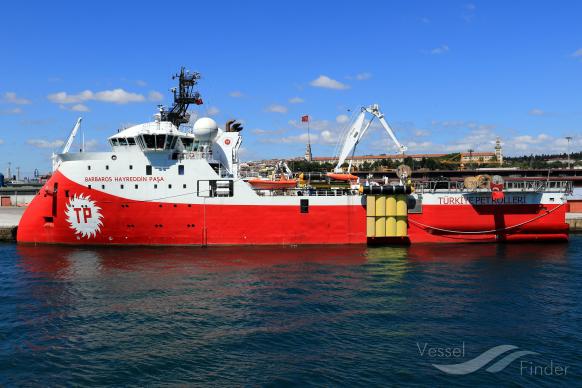 barbaros hayreddin p (Research Vessel) - IMO 9538103, MMSI 271043480, Call Sign TCWC7 under the flag of Turkey