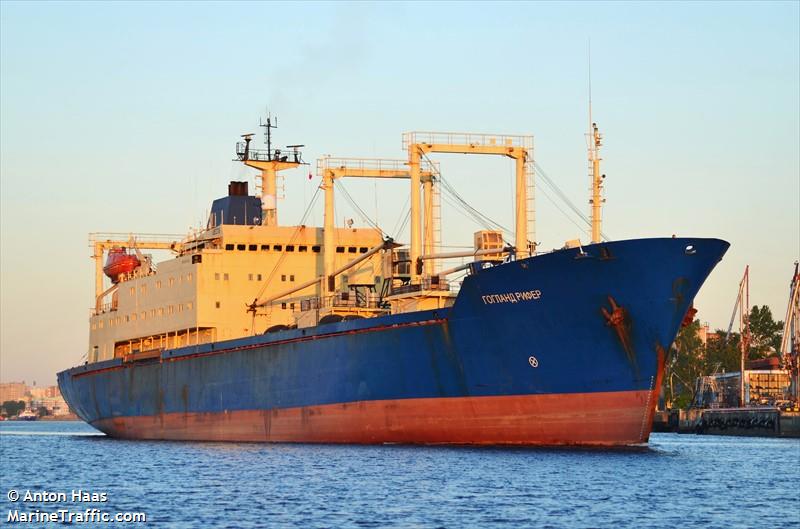 gogland reefer (Refrigerated Cargo Ship) - IMO 8509533, MMSI 273218630, Call Sign UBST8 under the flag of Russia