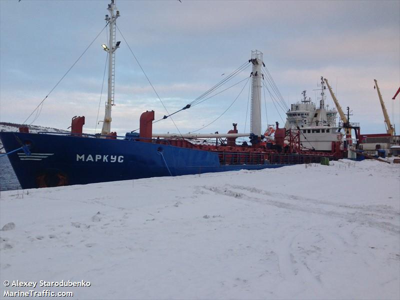markus (General Cargo Ship) - IMO 8520355, MMSI 273375910, Call Sign UBIM5 under the flag of Russia