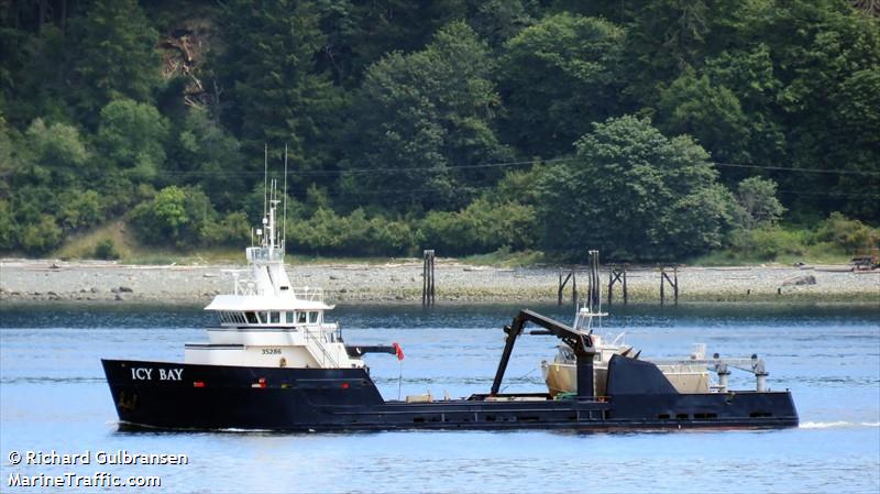 icy bay (Fishing Vessel) - IMO 7101176, MMSI 303388000, Call Sign WDK8757 under the flag of Alaska