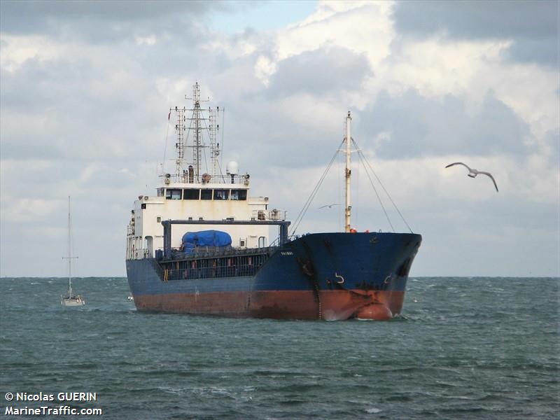thomas (General Cargo Ship) - IMO 9518414, MMSI 304057000, Call Sign V2GR4 under the flag of Antigua & Barbuda