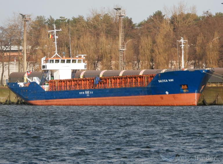 baltica hav (General Cargo Ship) - IMO 8415665, MMSI 304264000, Call Sign V2QS6 under the flag of Antigua & Barbuda