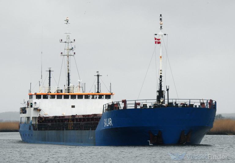 salar (General Cargo Ship) - IMO 8801125, MMSI 304662000, Call Sign V2OR4 under the flag of Antigua & Barbuda