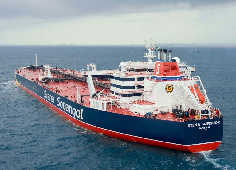 stena superior (Crude Oil Tanker) - IMO 9579030, MMSI 310620000, Call Sign ZCEF1 under the flag of Bermuda
