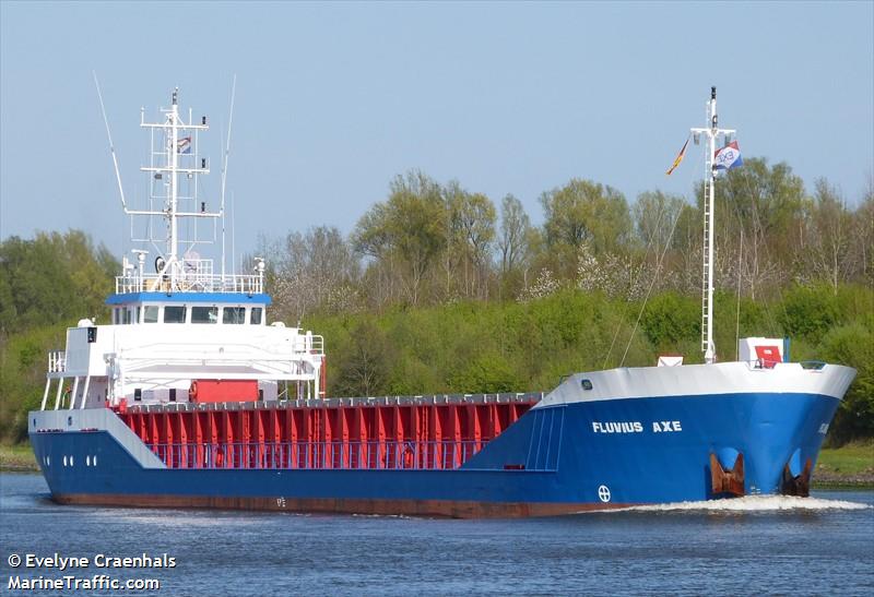 fluvius axe (General Cargo Ship) - IMO 9163623, MMSI 311000201, Call Sign C6AZ6 under the flag of Bahamas
