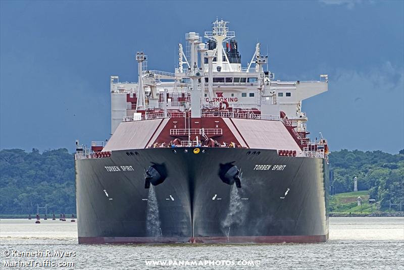 torben spirit (LNG Tanker) - IMO 9721401, MMSI 311000520, Call Sign C6CN5 under the flag of Bahamas