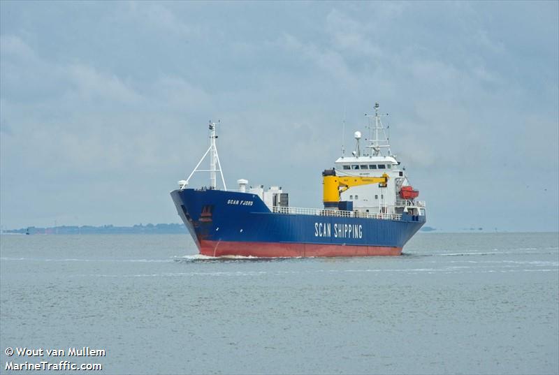scan fjord (General Cargo Ship) - IMO 8015879, MMSI 314318000, Call Sign 8PWR under the flag of Barbados