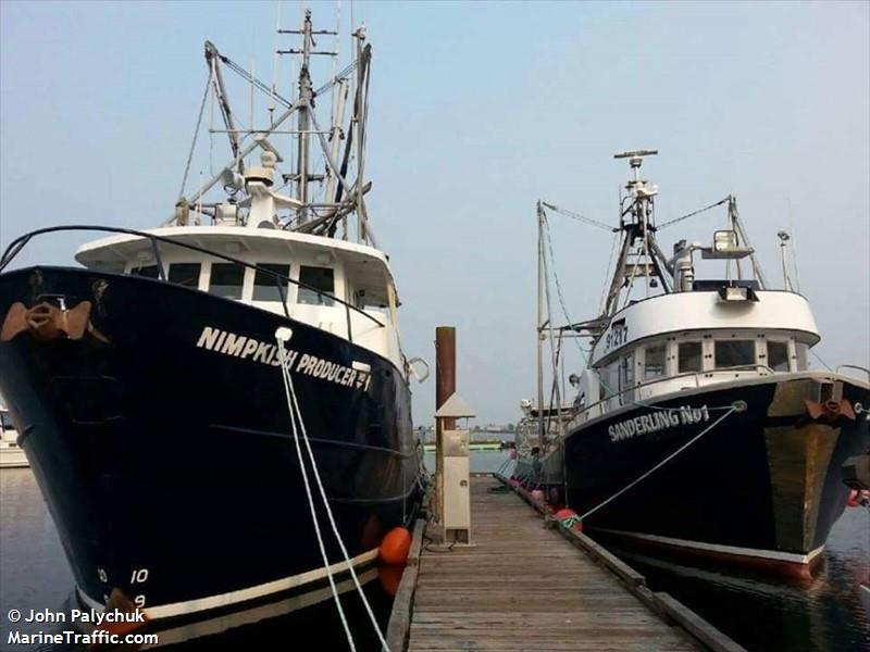 sanderling (Fishing vessel) - IMO , MMSI 316007789 under the flag of Canada