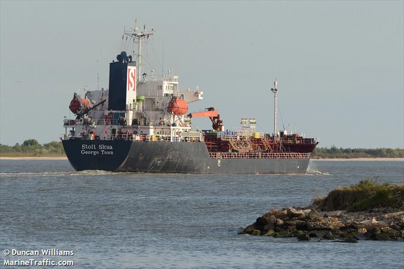 stolt skua (Chemical/Oil Products Tanker) - IMO 9199311, MMSI 319121000, Call Sign ZCPQ2 under the flag of Cayman Islands