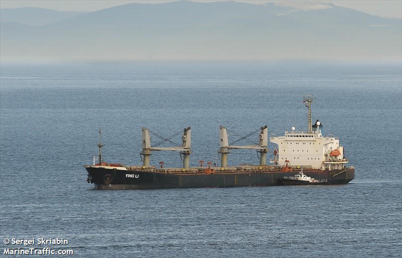 ying li (Bulk Carrier) - IMO 9161596, MMSI 356729000, Call Sign 3EWG5 under the flag of Panama