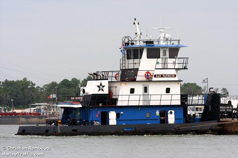 san patricio (Tug) - IMO , MMSI 366941830, Call Sign WCX6675 under the flag of United States (USA)