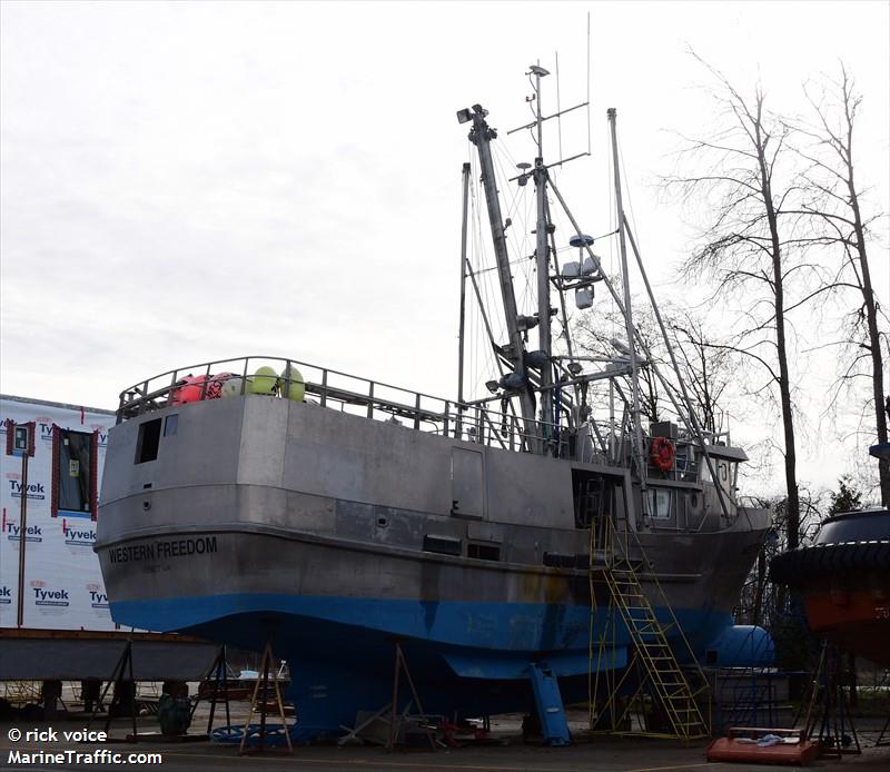 western freedom (Fishing vessel) - IMO , MMSI 367113880, Call Sign WDD2330 under the flag of United States (USA)