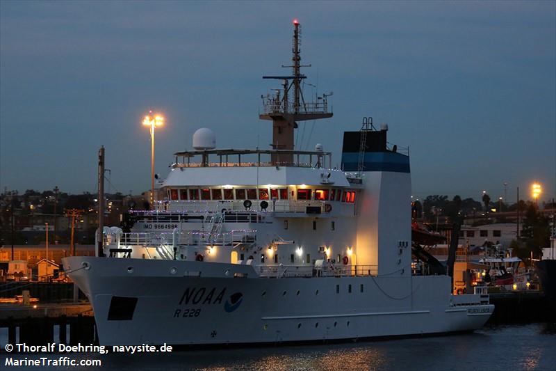 noaas reuben lasker (Fishing Support Vessel) - IMO 9664988, MMSI 369970573, Call Sign WTEG under the flag of United States (USA)