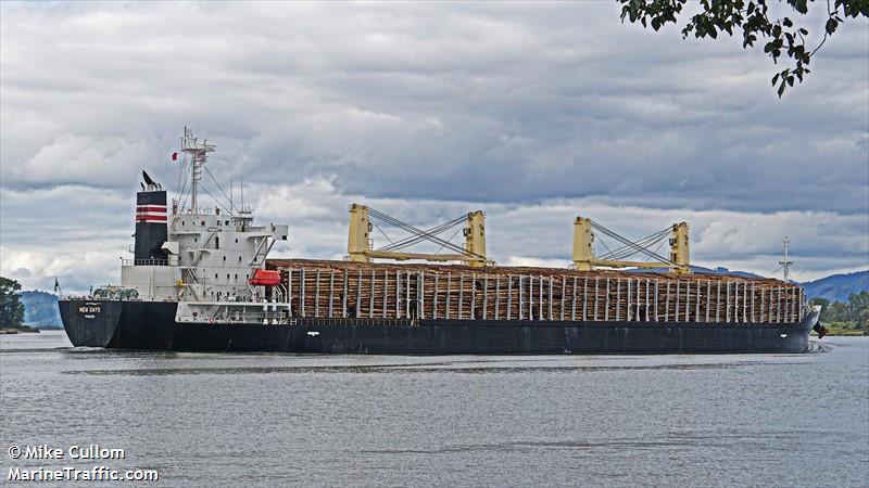 new days (Bulk Carrier) - IMO 9780304, MMSI 374504000, Call Sign 3FQY5 under the flag of Panama