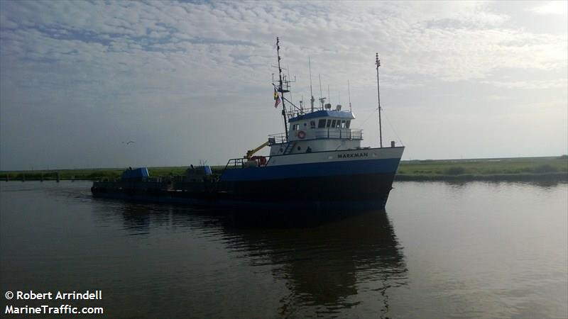 markman (Offshore Tug/Supply Ship) - IMO 7435747, MMSI 377901028, Call Sign J8QD5 under the flag of St Vincent & Grenadines