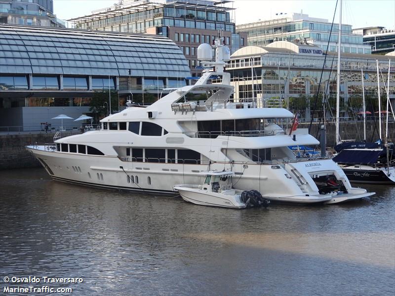 alegria (Yacht) - IMO 9579171, MMSI 378112323, Call Sign ZJL9310 under the flag of British Virgin Islands