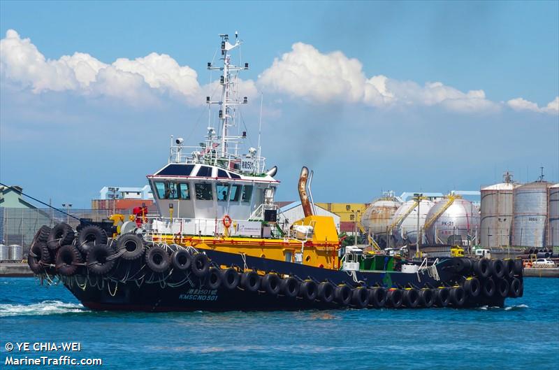 kmsc no.501 (Tug) - IMO , MMSI 416005859, Call Sign BR4171 under the flag of Taiwan