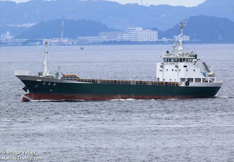 kinjyu maru (General Cargo Ship) - IMO 9601455, MMSI 431001588, Call Sign JD3091 under the flag of Japan