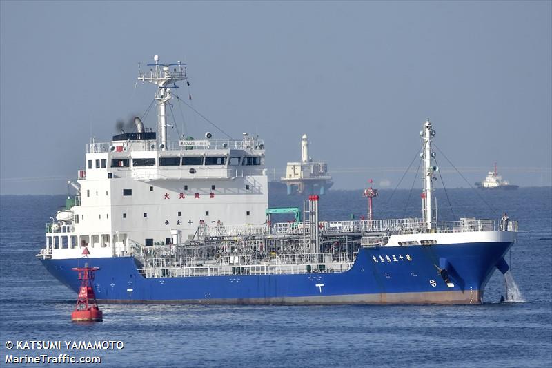 kirishima maru no.15 (Oil Products Tanker) - IMO 9844124, MMSI 431013065, Call Sign JD4594 under the flag of Japan