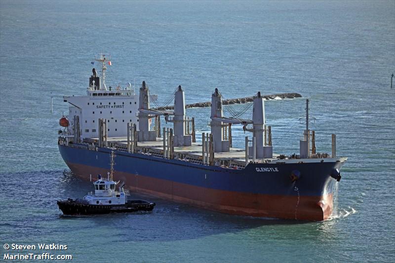 glengyle (Bulk Carrier) - IMO 9727285, MMSI 477066200, Call Sign VROH4 under the flag of Hong Kong