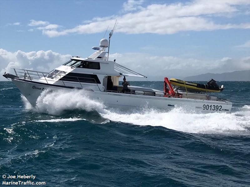ocean wanderer (Pleasure craft) - IMO , MMSI 512007208, Call Sign ZME3777 under the flag of New Zealand