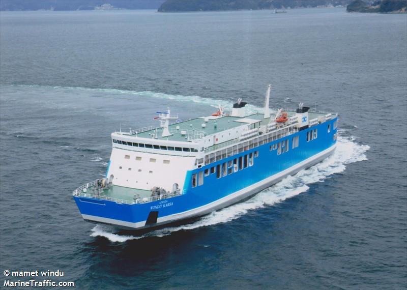 adinda windu karsa (Passenger/Ro-Ro Cargo Ship) - IMO 9713789, MMSI 525003465 under the flag of Indonesia