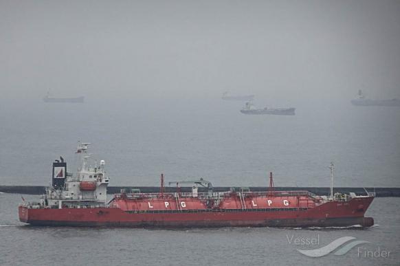 gas aria (LPG Tanker) - IMO 9392858, MMSI 525015961, Call Sign POPT under the flag of Indonesia