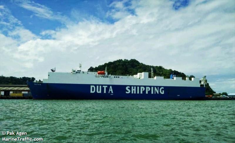 duta2 (Vehicles Carrier) - IMO 9107473, MMSI 525300165, Call Sign YCPJ2 under the flag of Indonesia