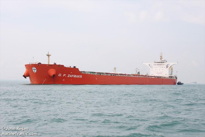 g. p. zafirakis (Bulk Carrier) - IMO 9671931, MMSI 538005814, Call Sign V7HG2 under the flag of Marshall Islands