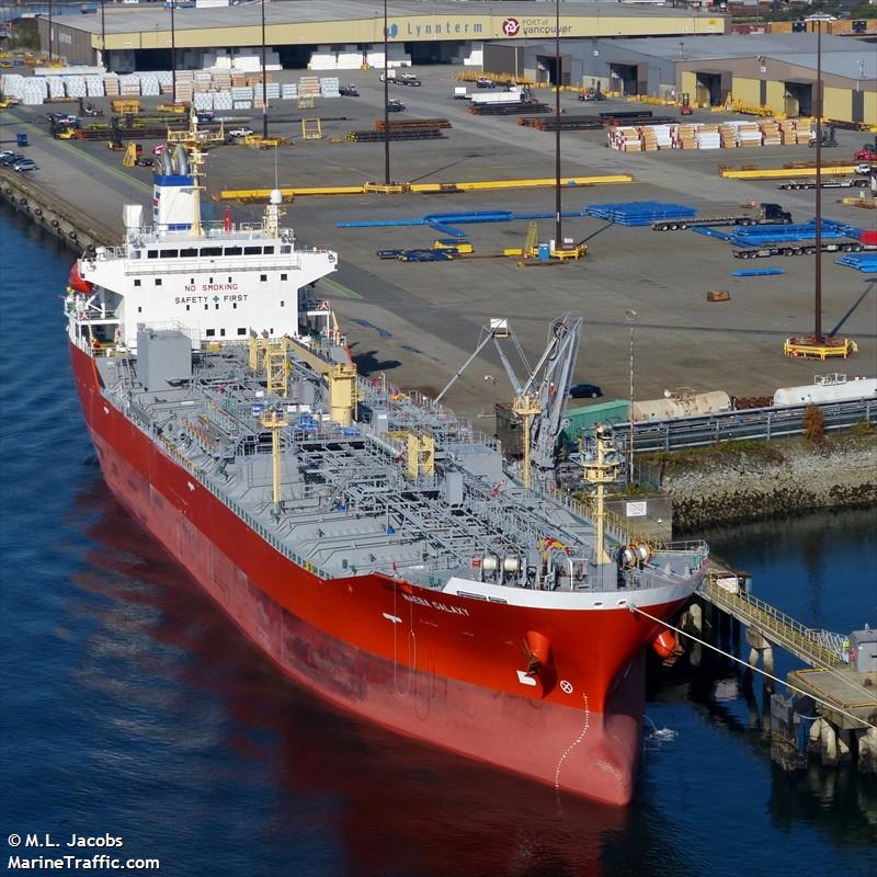 naeba galaxy (Chemical/Oil Products Tanker) - IMO 9791169, MMSI 563054800, Call Sign 9V5147 under the flag of Singapore