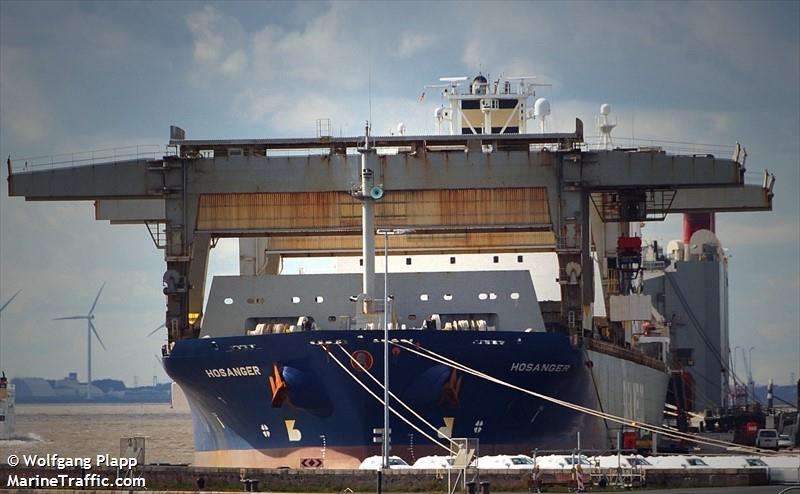 hosanger (General Cargo Ship) - IMO 9081801, MMSI 563495000, Call Sign 9VAW8 under the flag of Singapore