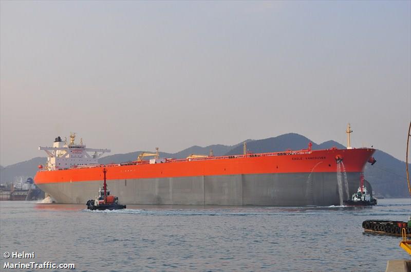 eagle vancouver (Crude Oil Tanker) - IMO 9597240, MMSI 566776000, Call Sign 9VFF9 under the flag of Singapore