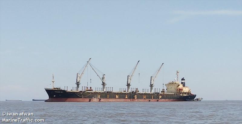 vinaship sea (General Cargo Ship) - IMO 9168350, MMSI 574620000, Call Sign 3WZI under the flag of Vietnam