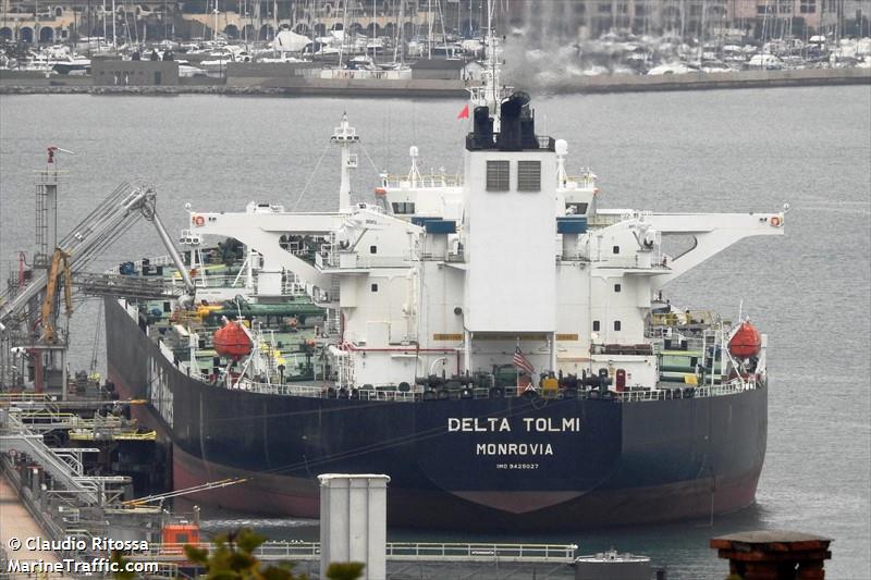 delta tolmi (Crude Oil Tanker) - IMO 9429027, MMSI 636020131, Call Sign D5XV2 under the flag of Liberia