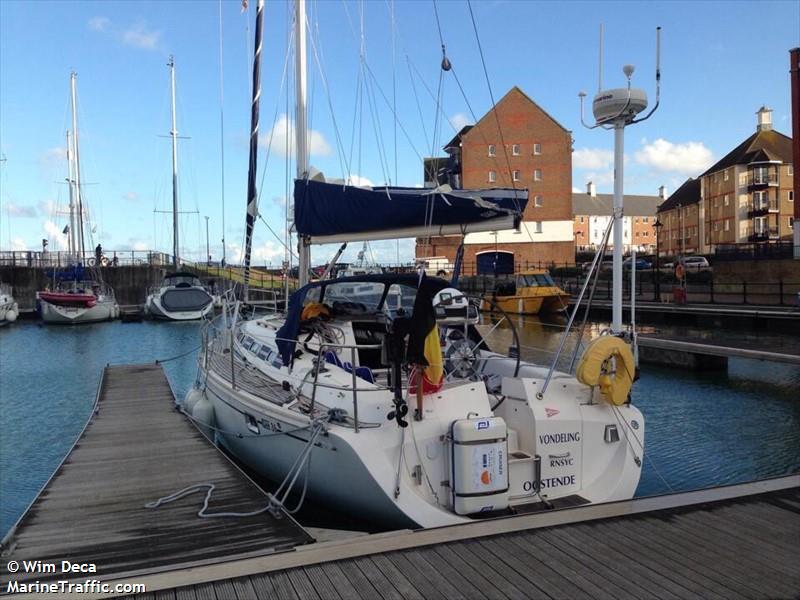 vondeling (Sailing vessel) - IMO , MMSI 205904810, Call Sign OR9048 under the flag of Belgium