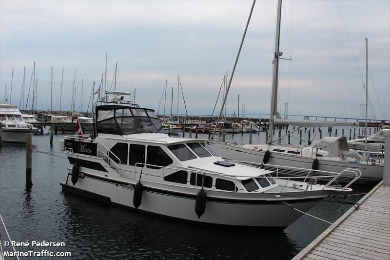 maria (Pleasure craft) - IMO , MMSI 219005091, Call Sign OU9652 under the flag of Denmark