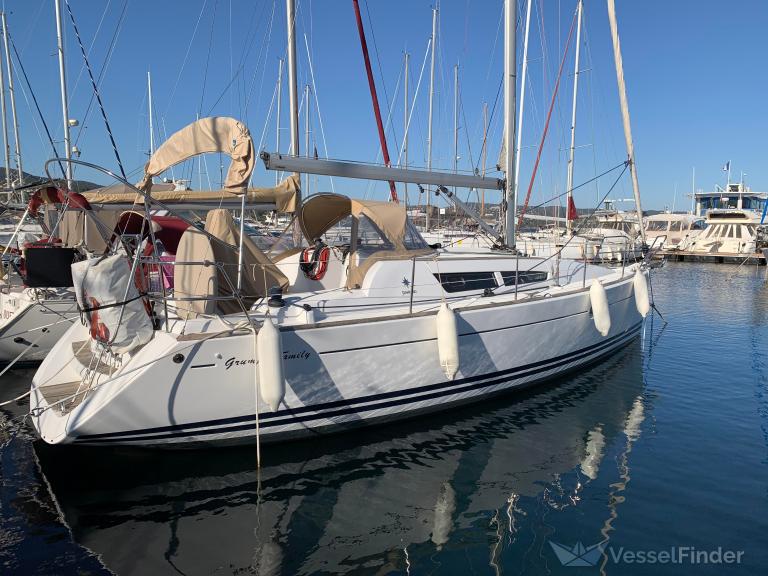 grumpy family (Sailing vessel) - IMO , MMSI 227408870, Call Sign FAD5958 under the flag of France