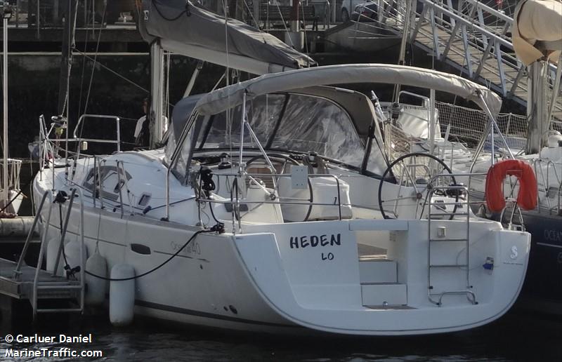 heden (Sailing vessel) - IMO , MMSI 227472550 under the flag of France