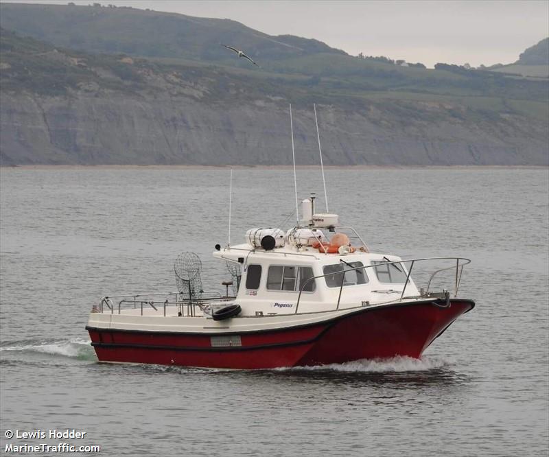 pegasus (Fishing vessel) - IMO , MMSI 235025879, Call Sign MHRR3 under the flag of United Kingdom (UK)