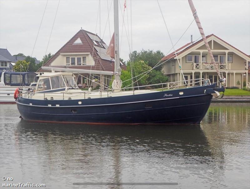 hestia (Sailing vessel) - IMO , MMSI 244070103, Call Sign PE6792 under the flag of Netherlands