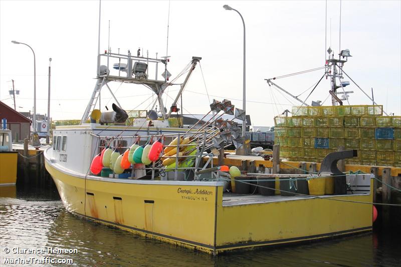 georgia addison (Fishing vessel) - IMO , MMSI 316025724 under the flag of Canada