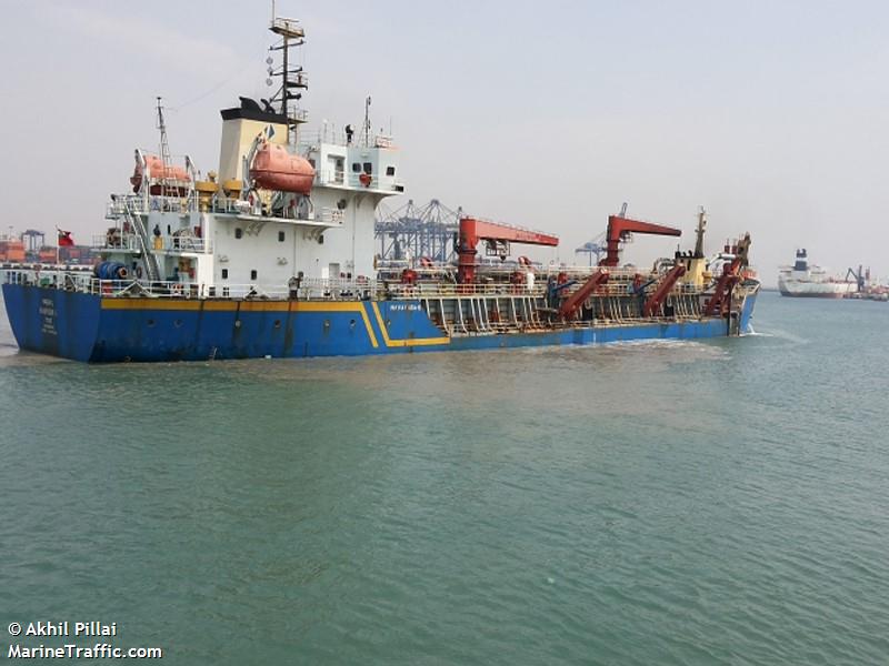 tshd navayuga-6 (Hopper Dredger) - IMO 8748141, MMSI 419000644, Call Sign AVXA under the flag of India